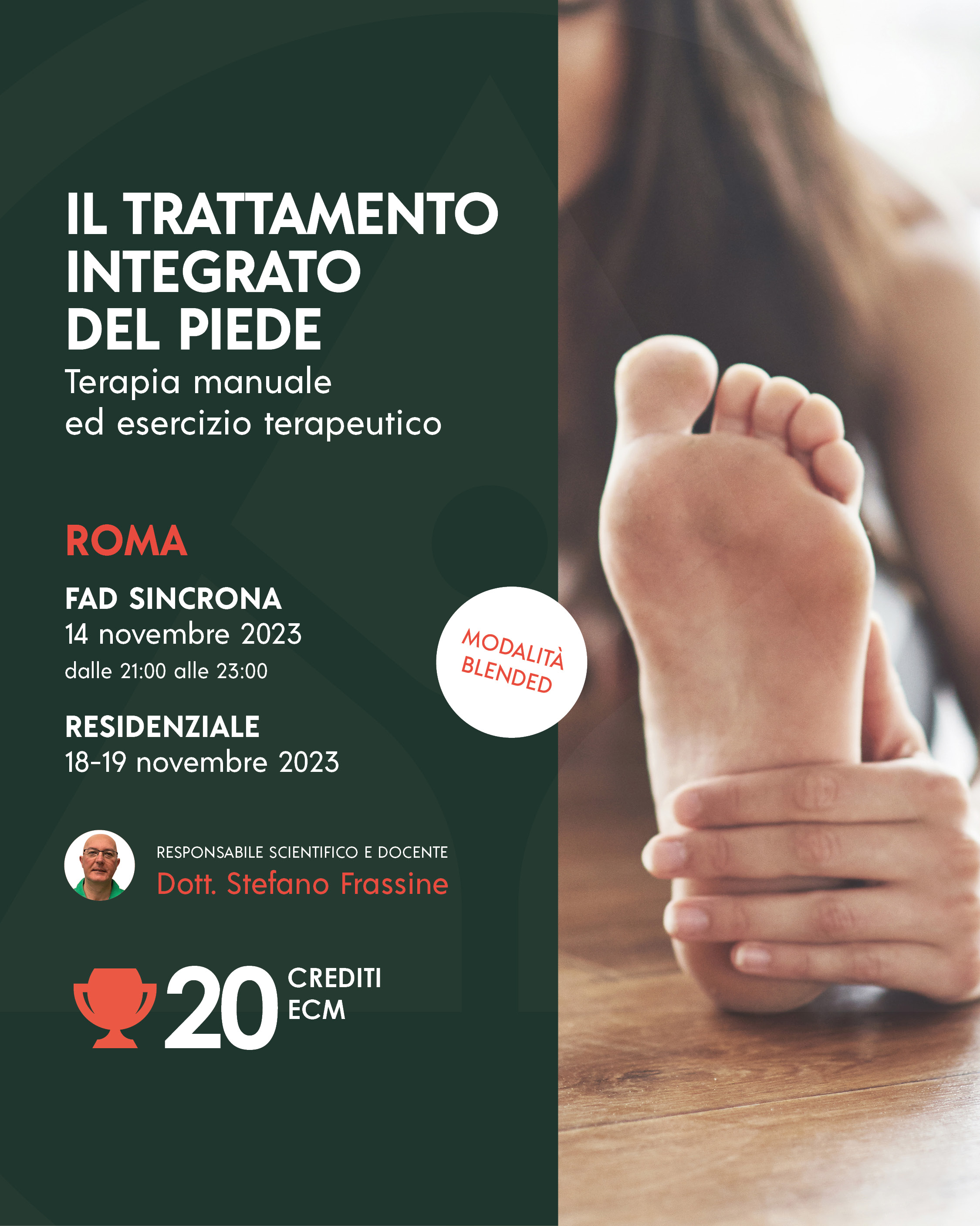 trattamento del piede - terapia manuale ed esercizio terapeutico